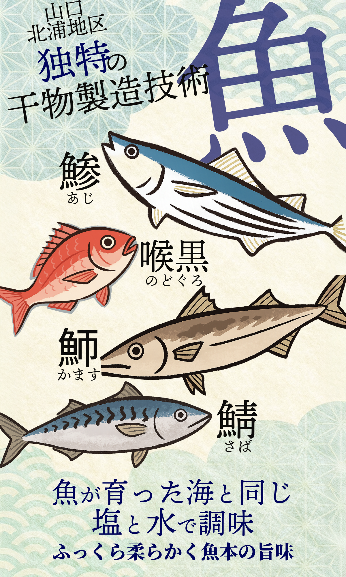 天然塩仕込み、職人仕上げの干物セレクション