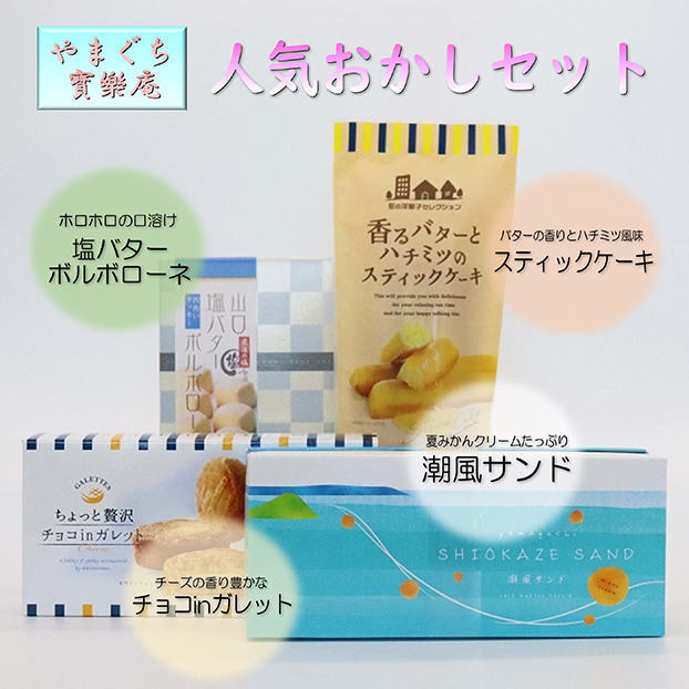 【やまぐちECエール便】やまぐち寶楽庵　人気お菓子セット