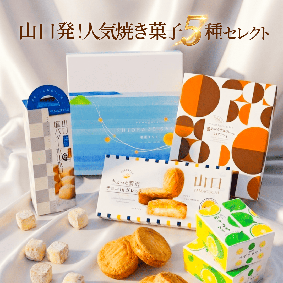 人気お土産詰合せ5種セット 山口県産夏みかん フィナンシェ